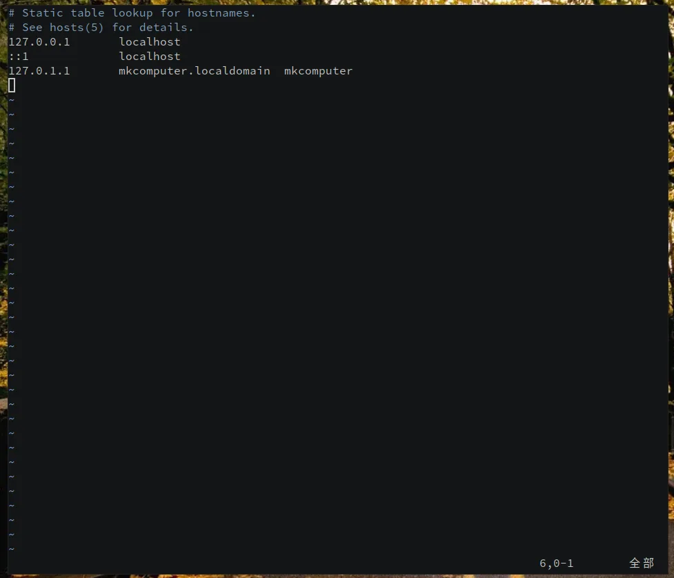 Hosts Example
